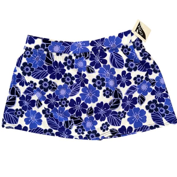 NWT L.L. Bean Women's BeanSport Swimwear Swim Skirt Bright Harbor Size 6 Floral - Picture 9 of 9